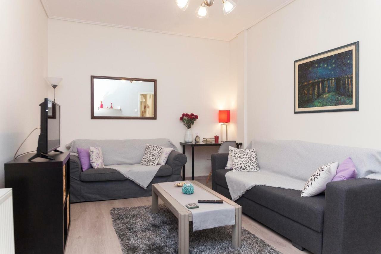 City Center Apartment Near Helexpo Thessaloníki Luaran gambar